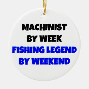 Machinist van Week Gevist Legend van Weekend Keramisch Ornament