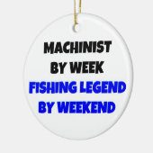 Machinist van Week Gevist Legend van Weekend Keramisch Ornament (Links)