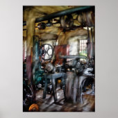 Machinist - Veel oude machines Poster (Voorkant)
