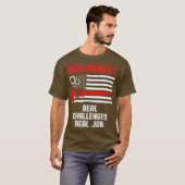 Machinist-werkmachinist T-shirt (Voorkant volledig)