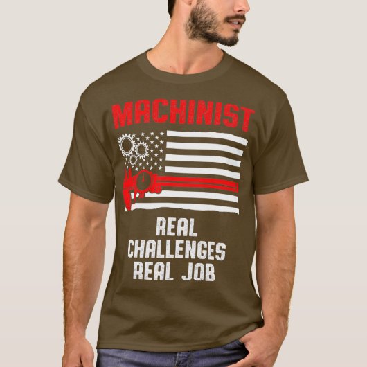 Machinist-werkmachinist T-shirt (Voorkant)