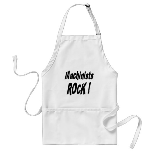 Machinisten Rock! Apron Standaard Schort (Voorkant)