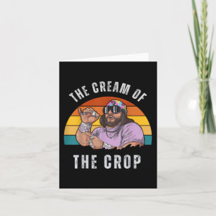 Macho Cream Of Crop Oh Yeah Retro Grappig Kaart