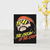 Macho Cream Of Crop Oh Yeah Retro Grappig Kaart (Gele Bloem)