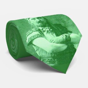 Macho macho man in groen stropdas