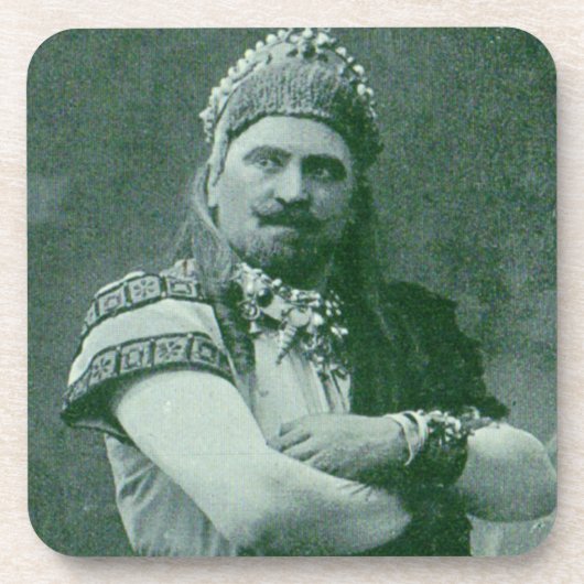 macho man bier onderzetter (Voorkant)