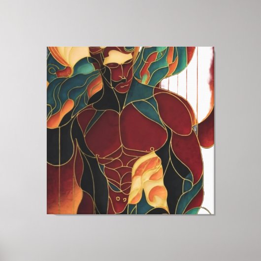 macho-man canvas afdruk (Voorkant)