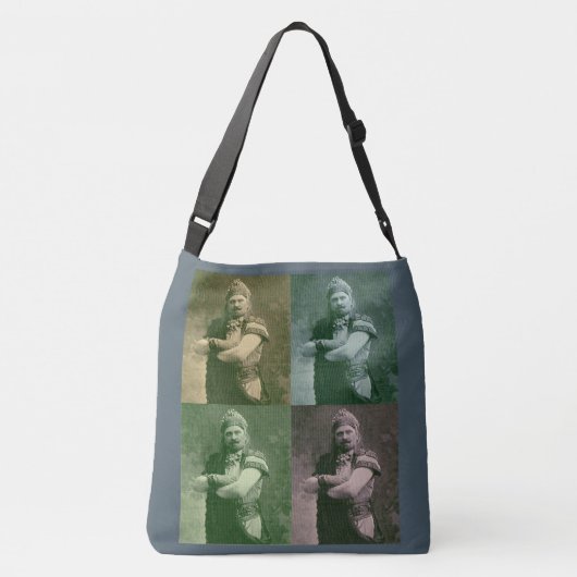 macho man crossbody tas (Achterkant)