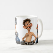 Macho Man Koffiemok (Voorkant rechts)