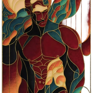 macho man pure illustratiekunst perfect poster