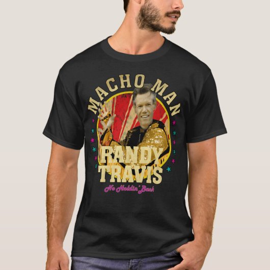 Macho Man Randy Travis T-shirt (Voorkant)