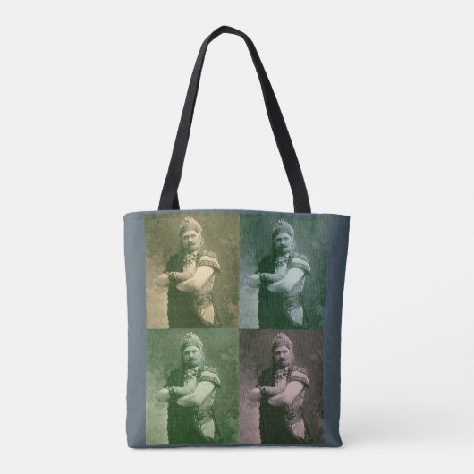 macho man tote bag (Achterkant)