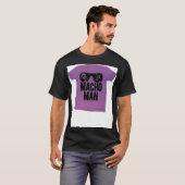 Macho Man Worstelaar Oude School Paarse Volwassene T-shirt (Voorkant volledig)