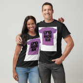 Macho Man Worstelaar Oude School Paarse Volwassene T-shirt (Unisex)