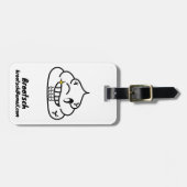 Macho Poop - Brootsch PooPoo Bagagelabel (Voorkant horizontaal)