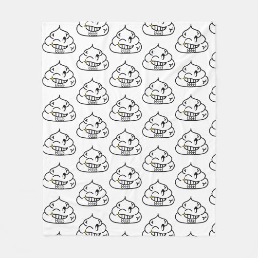 Macho Poop - Brootsch PooPoo Fleece Deken (Voorkant)