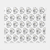 Macho Poop - Brootsch PooPoo Fleece Deken (Voorkant (Horizontaal))