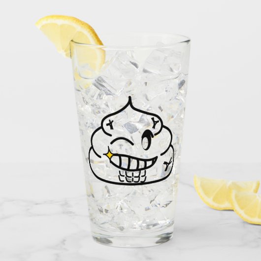 Macho Poop - Brootsch PooPoo Glas (Voorkant ijs)