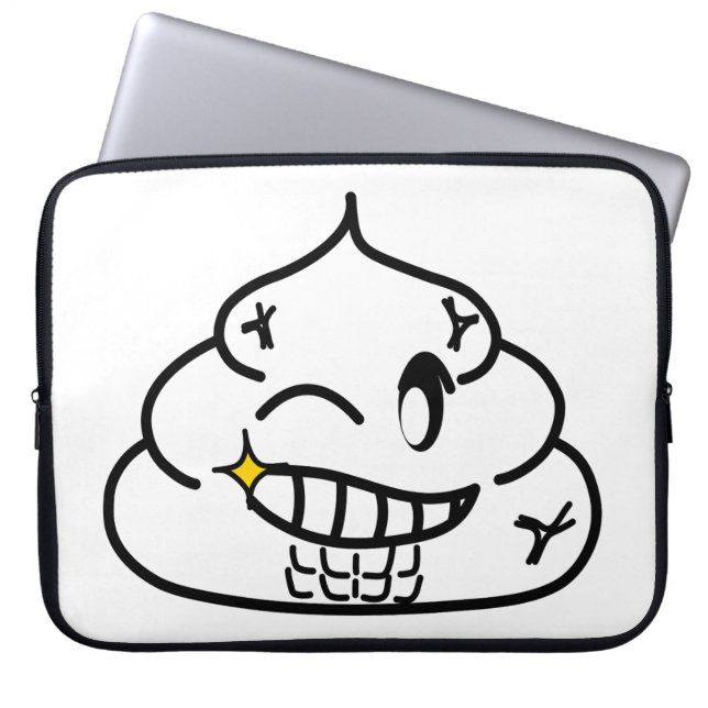 Macho Poop - Brootsch PooPoo Laptop Sleeve (Voorkant)