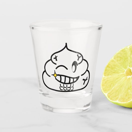 Macho Poop - Brootsch PooPoo Shot Glas (Voorkant)