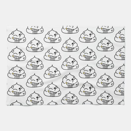 Macho Poop - Brootsch PooPoo Theedoek (Horizontaal)
