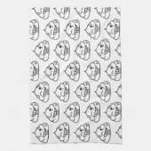Macho Poop - Brootsch PooPoo Theedoek (Verticaal)