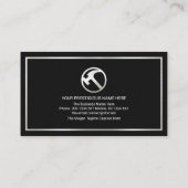 Macho Silver Handyman Hammers Lijst Builder Visitekaartje (Achterkant)