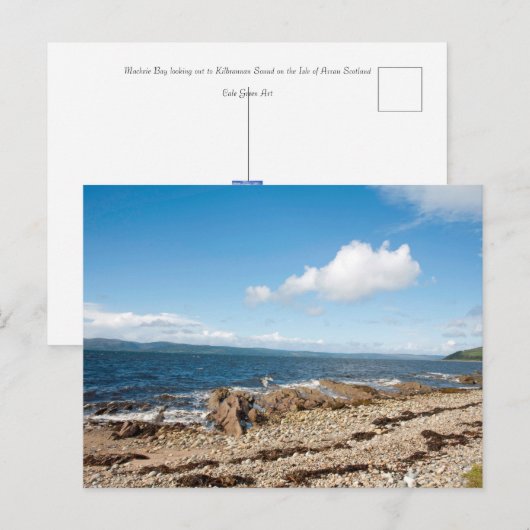 Machrie Bay Kaart (Voorkant / Achterkant)