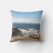 Machrie Bay Kaart Foto Block Canvas Print Kussen (Achterkant)