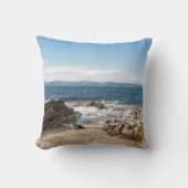 Machrie Bay Kaart Foto Block Canvas Print Kussen (Voorkant)