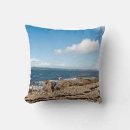 Machrie Bay Kaart Foto Block Canvas Print Kussen