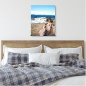 Machrie Bay Kaart Photo Block Canvas Afdruk (Insitu (Slaapkamer))