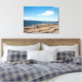 Machrie Bay Kaart Photo Block Canvas Afdruk (Insitu (Slaapkamer))
