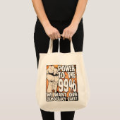 Macht aan de 99% tote bag (Voorkant (product))