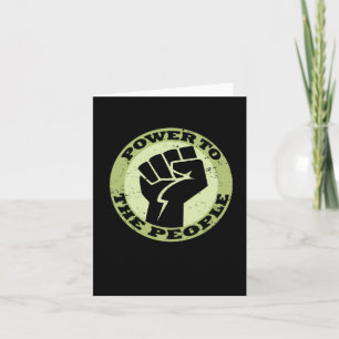 Macht aan het volk Sticker Kaart