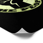 Macht aan het volk Sticker Poster (Hoek)