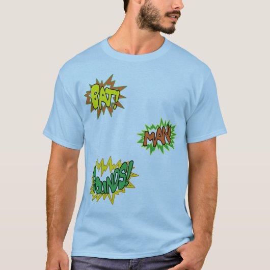 MACHT!! BBT!! BOOM! MAN! GELUID!! T-SHIRT (Voorkant)