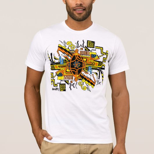 Macht de Bovenkant van het mannen shirt van het An (Voorkant)