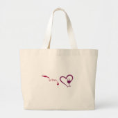 **MACHT DIE WIJN** "TAS" GROTE TOTE BAG (Voorkant)