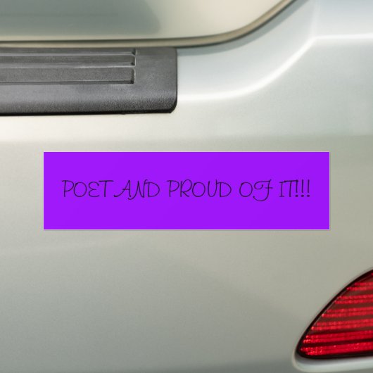 MACHT EN BEVORDERING ERVAN!!! BUMPERSTICKER (Op auto)