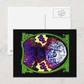 MACHT! Geld blaast BRIEFKAART op (Voorkant / Achterkant)