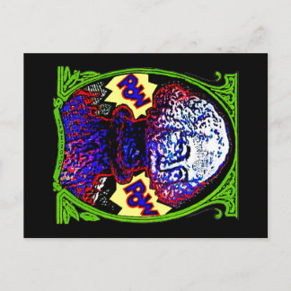 MACHT! Geld blaast BRIEFKAART op