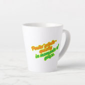 Macht Groeit Stilletjes In Momenten Van Grace Latt Latte Mok (Rechterhoek)