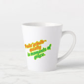 Macht Groeit Stilletjes In Momenten Van Grace Latt Latte Mok (Rechts)