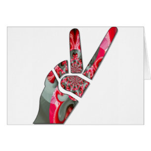 Macht in de palm: de groet met twee vingers