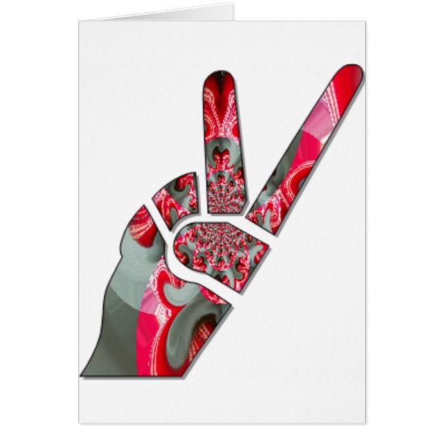 Macht in de palm: de groet met twee vingers (Voorkant)