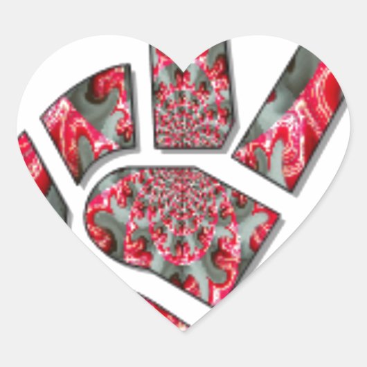 Macht in de palm: de groet met twee vingers hart sticker (Voorkant)