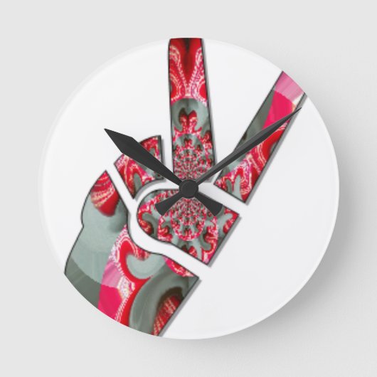 Macht in de palm: de groet met twee vingers ronde klok (Voorkant)