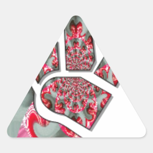 Macht in de palm: de groet met twee vingers sticker (Voorkant)