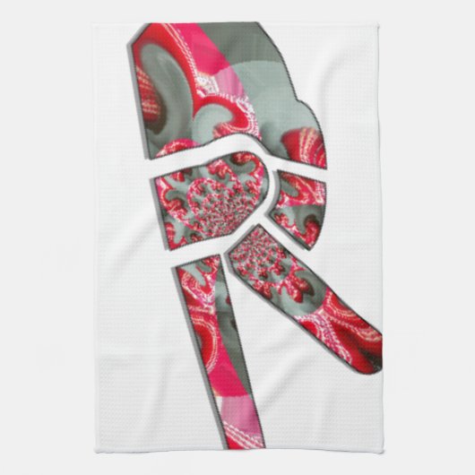 Macht in de palm: de groet met twee vingers theedoek (Verticaal)